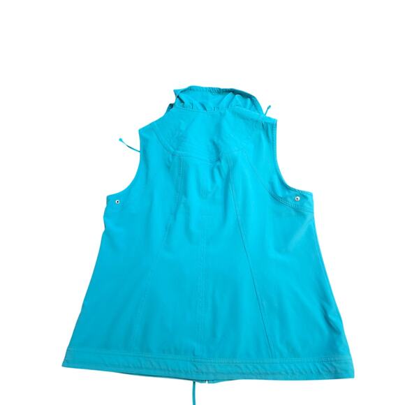 Zenergy by Chico Zip up Vest Sz 2 XL Pit to Pit 21" Length 25" - Picture 2 of 6